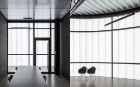 中式风格办公室屏风隔断