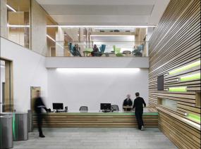 大型办公室简单装修图