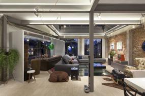 现代办公室风格隔断图片欣赏2018