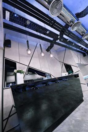 高端美发店装修室内装饰设计图片