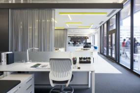 新中式风格办公室吊顶装修设计图