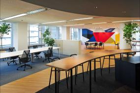 办公室室内吊顶设计效果图片