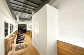 北欧风格美发店室内灯设计装修