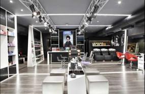 loft风高档美发店装修效果图