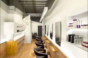 美发店室内灯装修效果图片