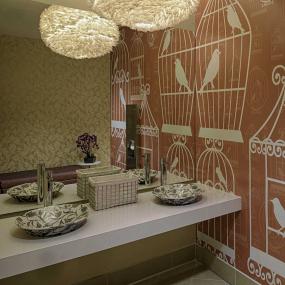 公司单位卫生间的装修效果图