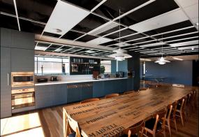 中式风格会议室吊顶造型实景图