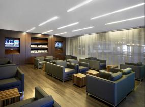 中式风格办公室窗帘装修效果图