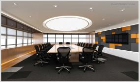现代大会议室吊顶装修效果图赏析