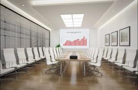 学校会议室集成吊顶灯设计效果图图片欣赏