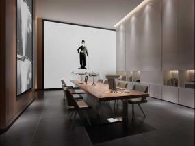 现代最新大会议室办公室装饰吊顶装修效果图赏析