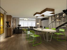 简约会议室吊顶设计装修效果图