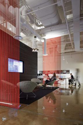 现代简约风格办公室窗帘设计图片