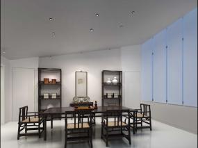 最新大会议室圆形吊顶效果图