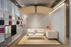 公司办公室简约吊灯装修效果图片大全