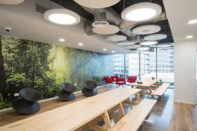 写字楼办公室灯具装修风格效果图片