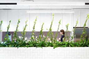 时尚现代办公室风格简约吊灯装修效果图片