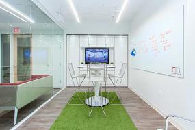 现代公司办公室风水植物装饰装修效果图片