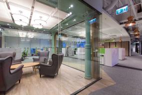 简单办公室大理石地板砖装修图片