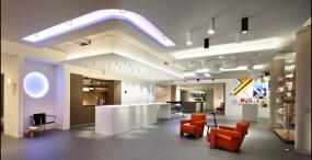 最新办公室室内吸顶灯装修效果图片