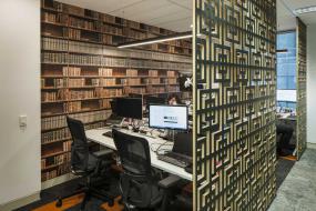 简约办公室灯具装修方案效果图欣赏