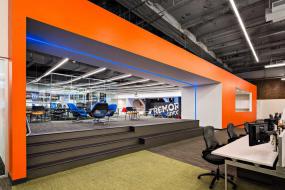 办公室背景墙墙面设计装修效果图片