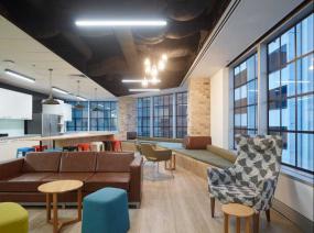 小办公室艺术灯具装修效果图片