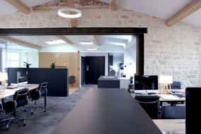 小办公室设计室内吸顶灯装修效果图片