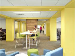 中式办公室镂空隔断装修图片