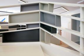 小型写字楼办公室文件柜装修效果图