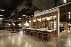 大办公室隔断墙装修设计效果图片