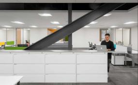 小型办公室文件柜设计装修图