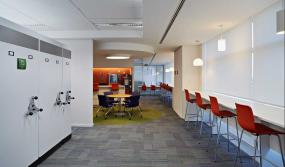 写字楼室内办公室文件柜装修效果图