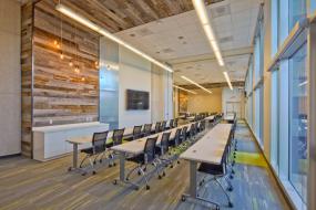 现代时尚简约风格办公室背景墙装修