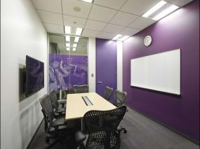 现代100平米办公室墙面装饰装修效果图