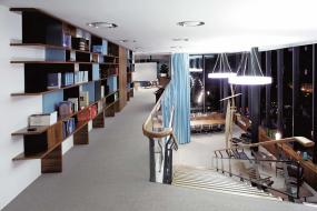 小办公室室内书架设计装修案例图片