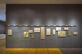 小型办公室布置背景墙装修图片