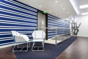 潮流设计公司壁纸背景墙效果图