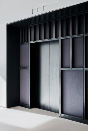 写字楼过道背景墙设计效果图片欣赏