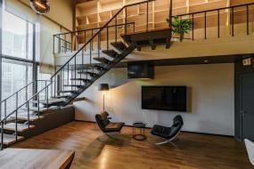 2018简约公司会议室隔断装修效果图片