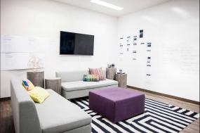 会议室室内隔断装修效果图