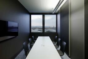 公司会议室办公椅子摆放效果图