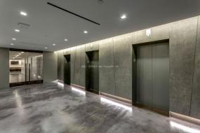 现代时尚简约风格办公室走道效果图