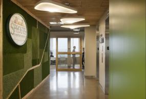 写字楼办公室走廊装修效果图片