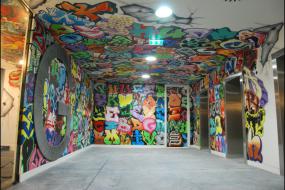 写字楼办公走廊设计装修效果图片