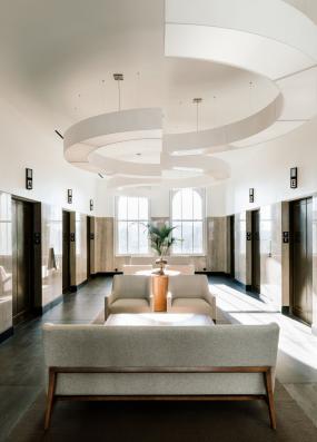 时尚风格装修设计办公室走道效果图