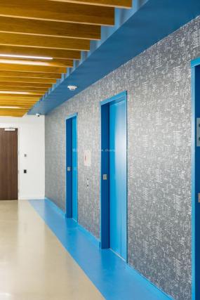 中式办公室走廊装修效果图