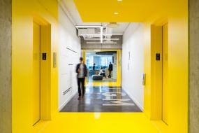 公司走道吊顶背景墙效果图大全