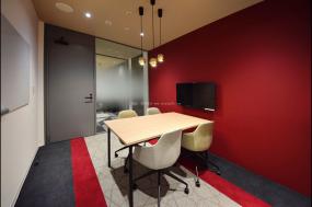 现代简约黑白风格60平办公室装修图