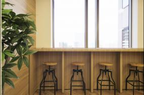 会议室灰色墙面装饰效果图片